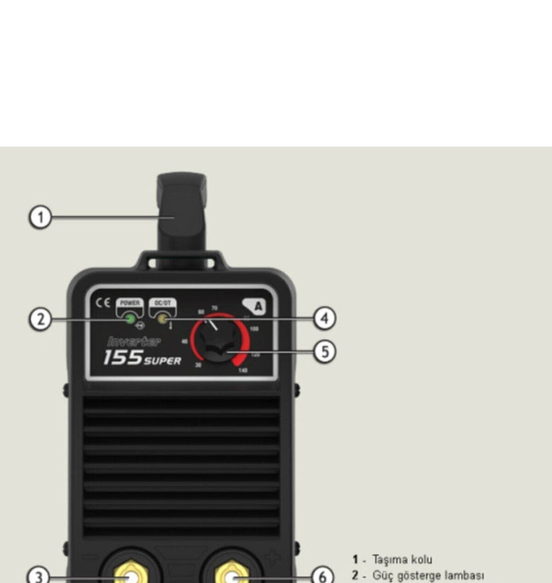 Askaynak Inverter 155-super Örtülü Elektrod Çanta Kaynak Makinesi