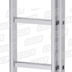ATM Ateş İki Parçalı Sürgülü Merdiven 2,5X2=5 Mt ATM-010-1