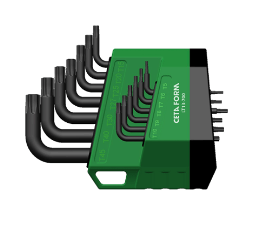 Ceta Form 13 Parça Torx L Anahtar Takımı (Kısa Tip)