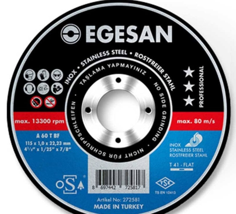 EGESAN KESME TAŞI DİSKİ 115X1