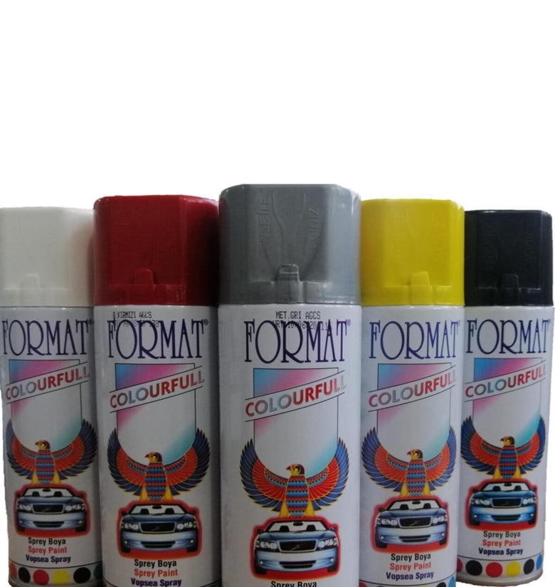 FORMAT COLOURFULL GRİ SPREY BOYA 400 ML