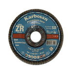 Karbosan 115x22.23mm 4-1/2''x7/8'' 40 Kum Flap Disk 1 Adet