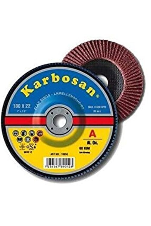 KARBOSAN 180 mm FLAP DİSK NK 40 Kum